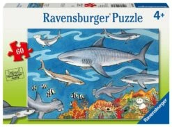 Ravensburger Sea Of Sharks Puzzle 60Pc