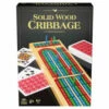 Solid Wood Cribbage - Cardinal Classics -GAMES WORLD Sales SolidWoodCribbage CardinalClassics