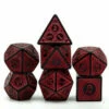 Steampunk Black/Red - Games World Dice -GAMES WORLD Sales SteampunkBlackRed GamesWorldDice