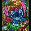 Stitch Stained Glass Puzzle 266 Pieces - Tenyo Puzzle Disney