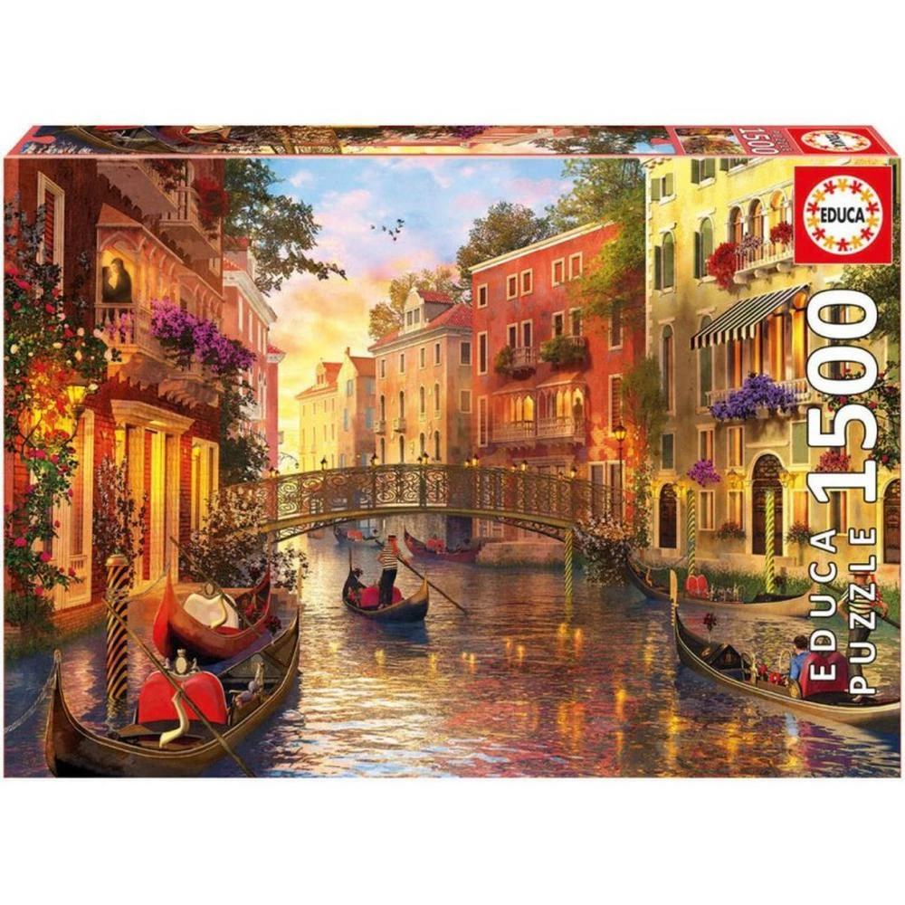 EDUCA Sunset In Venice 1500Pc 3 EDUCA Sunset In Venice 1500Pc