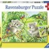 Ravensburger Sweet Koalas And Pandas Puzzle 2x24pc 1 Ravensburger Sweet Koalas And Pandas Puzzle 2x24pc -GAMES WORLD Sales SweetKoalasandPandasPuzzle2x24pc