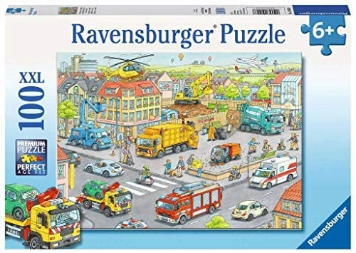 Ravensburger Vehicles In The City Puzzle 100pc 3 Ravensburger Vehicles In The City Puzzle 100pc
