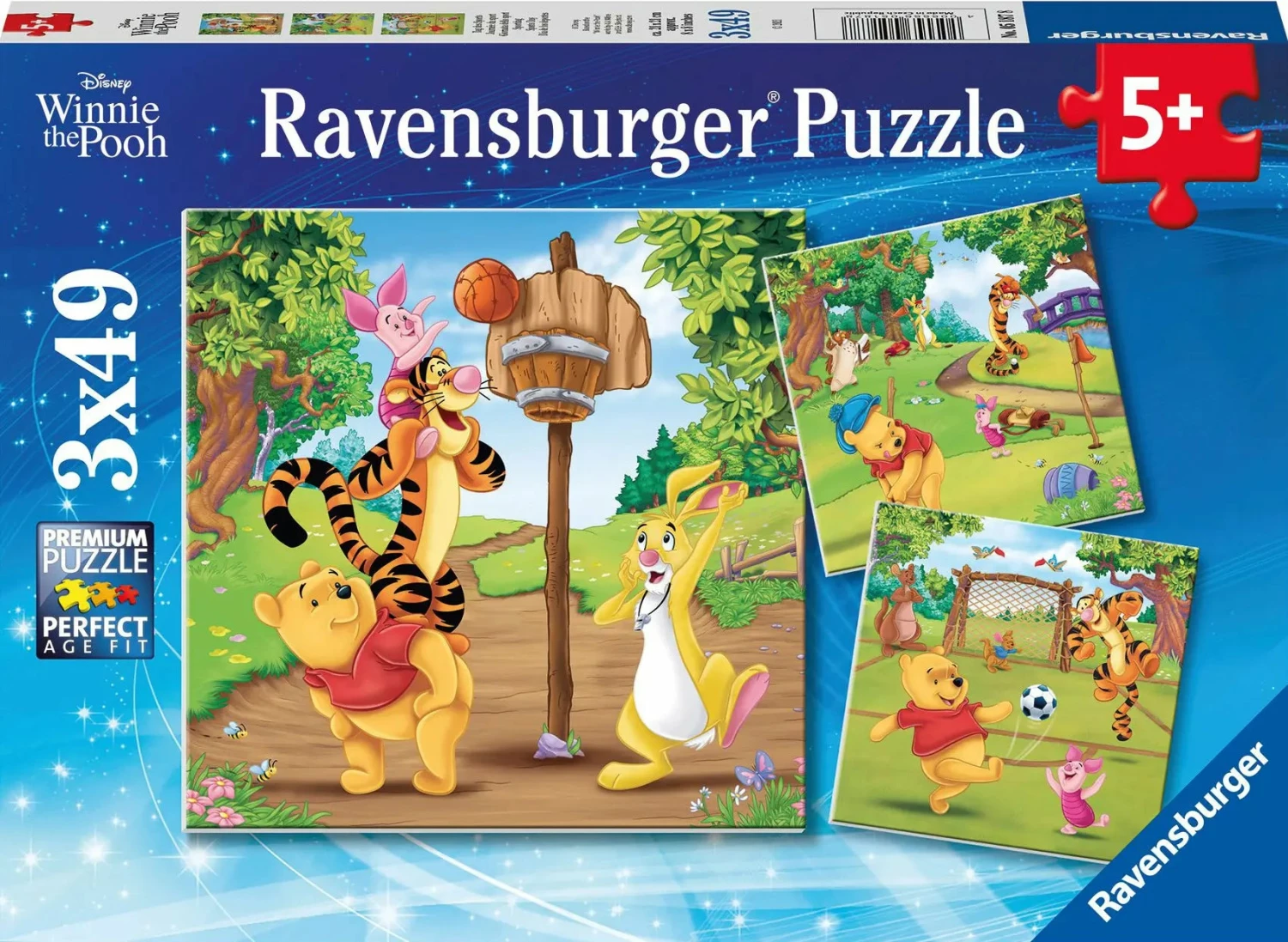 Ravensburger WT Disney Sports Days Puzzle 3x49pc 3 Ravensburger WT Disney Sports Days Puzzle 3x49pc