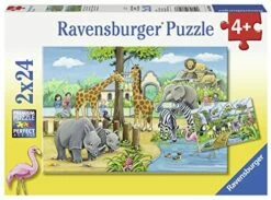 Ravensburger Welcome To The Zoo Puzzle 2x24pc