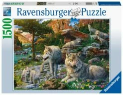 Ravensburger Wolves In Spring Puzzle 1500pc