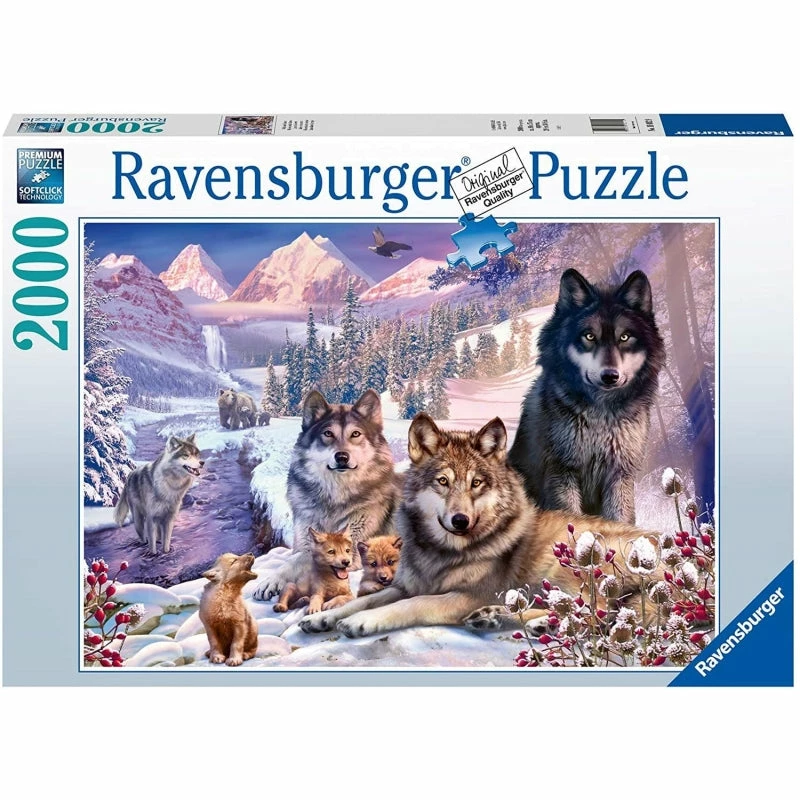 Ravensburger Wolves In The Snow 2000pc 3 Ravensburger Wolves In The Snow 2000pc