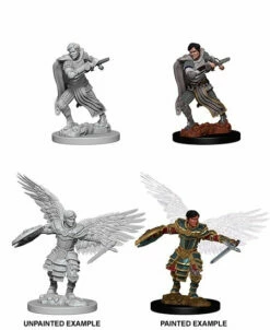 Wizkids Aasimar Male Fighter - D&D Nolzurs Marvelous Unpainted Miniatures