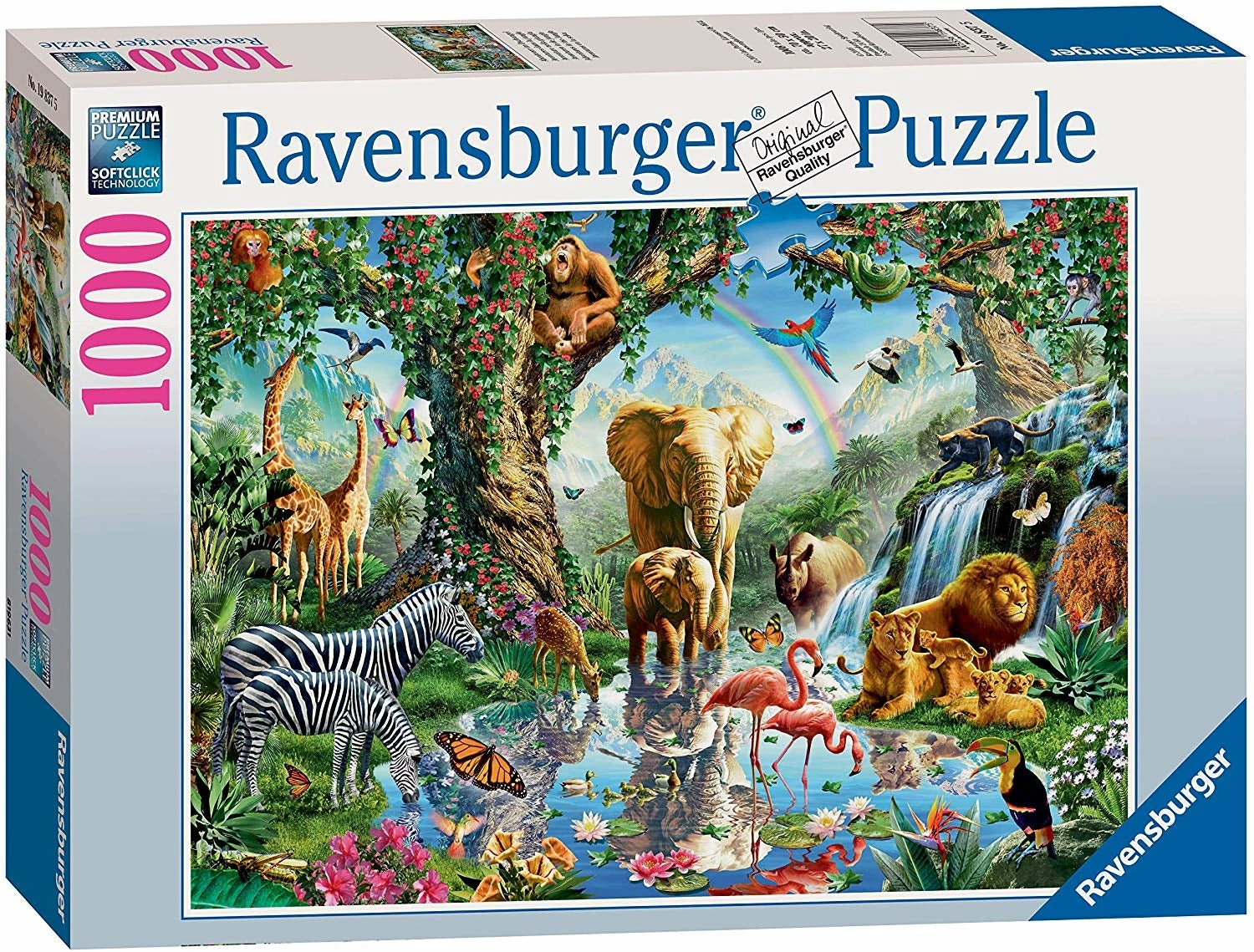 Ravensburger Adventures In The Jungle 1000pc 3 Ravensburger Adventures In The Jungle 1000pc