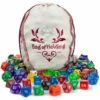 Bag Of Holding: 140 Polyhedral Dice In 20 Complete Sets -GAMES WORLD Sales bag of holding 140 polyhedral dice in 20 complete sets