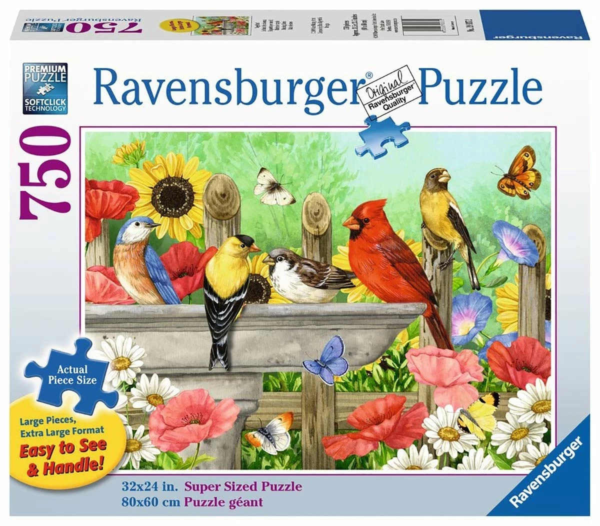 Ravensburger Bathing Birds Puzzle 750pcLF 3 Ravensburger Bathing Birds Puzzle 750pcLF