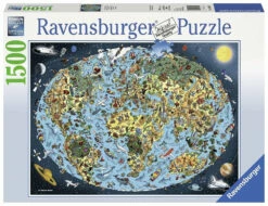 Ravensburger Cartoon Earth Puzzle 1500Pc