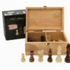 Chess- Pieces- 95mm Pine In Box -GAMES WORLD Sales chess pieces 95mm
