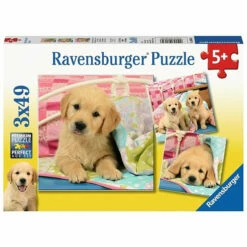 Ravensburger Cute Puppy Dogs Puzzle 3x49pc