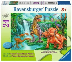 Ravensburger Dino Falls SuperSize Puzzle 24pc