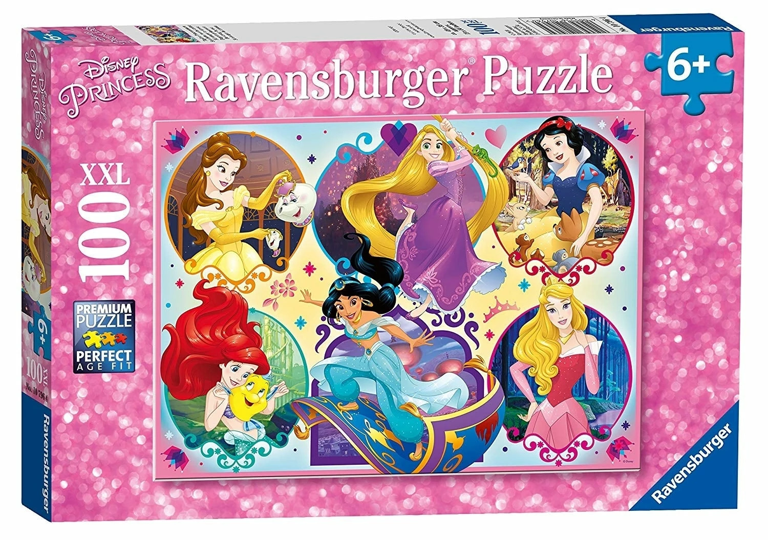 Ravensburger Disney Princess 2 Puzzle 100pc 3 Ravensburger Disney Princess 2 Puzzle 100pc