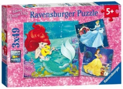 Ravensburger Disney Princesses Adventure 3x49pc