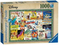 Ravensburger Disney Vintage Movie Posters Puzzle 1000pc