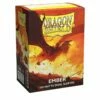 63x88 Ember Dual Matte Sleeves - Dragon Shield - Box 100 -GAMES WORLD Sales dragon shield dual matte sleeves ember alaric revolution kindler 100 1
