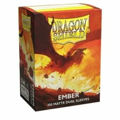 63x88 Ember Dual Matte Sleeves - Dragon Shield - Box 100