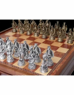 Dragons Pewter Chess PIECES ONLY