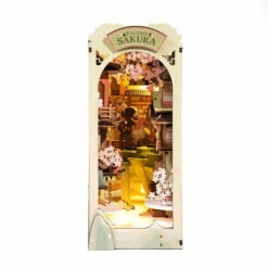 Falling Sakura - DIY BOOKENDS KIT - ROBOTIME