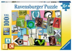 Ravensburger Funny Alphabet Puzzle 100pc - NEW 2019