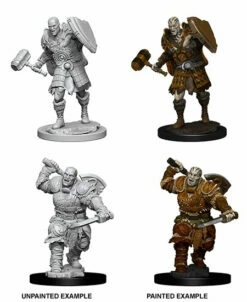 Wizkids Goliath Male Fighter - D&D Nolzurs Marvelous Unpainted Miniatures - Wave 7