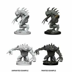 Wizkids Grey Slaad & Death Slaad - D&D Nolzurs Marvelous Unpainted Minis