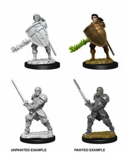 Wizkids Human Male Fighter - D&D Nolzurs Marvelous Unpainted Minis