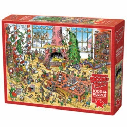 Elves At Work - Doodletown 1000pc