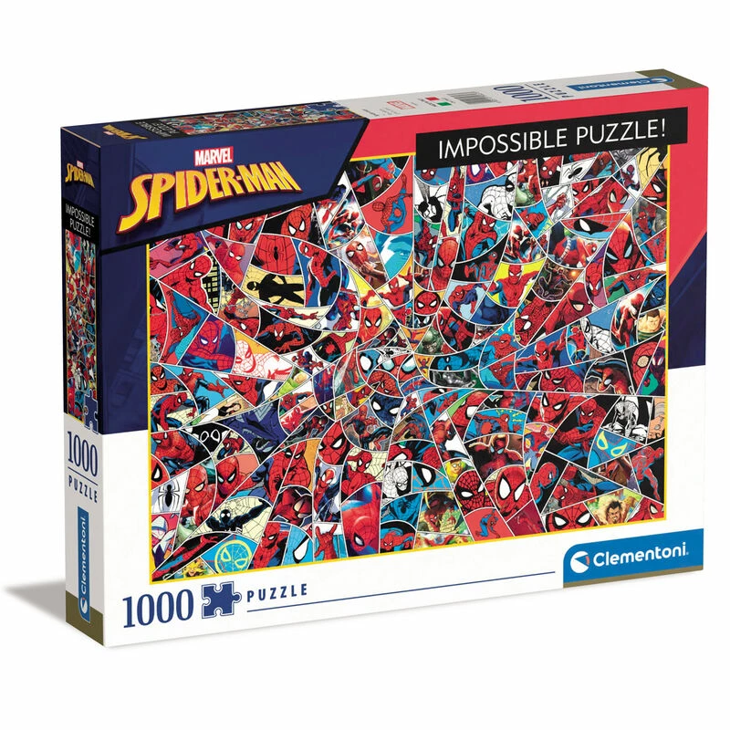Spiderman Impossible Puzzle - Clementoni 1000pc 3 Spiderman Impossible Puzzle - Clementoni 1000pc