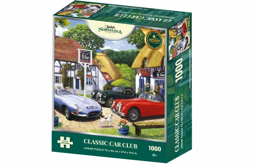 Classic Car Club - Nostalgia 1000pc 3 Classic Car Club - Nostalgia 1000pc