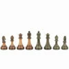 L2227DR - Antique Green/Copper Staunton PIECES ONLY 1 L2227DR - Antique Green/Copper Staunton PIECES ONLY -GAMES WORLD Sales l2227dr antique greencopper staunton pieces only