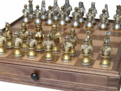 L2238DR - Warriors Resin Chess PIECES ONLY
