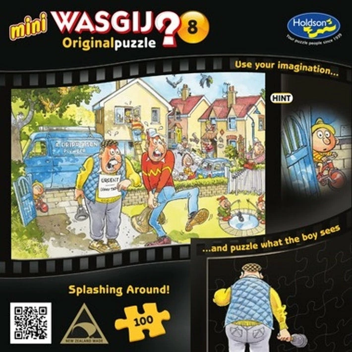 MINI Wasgij? Original #8 Splashing Around 100pc Holdson 3 MINI Wasgij? Original #8 Splashing Around 100pc Holdson