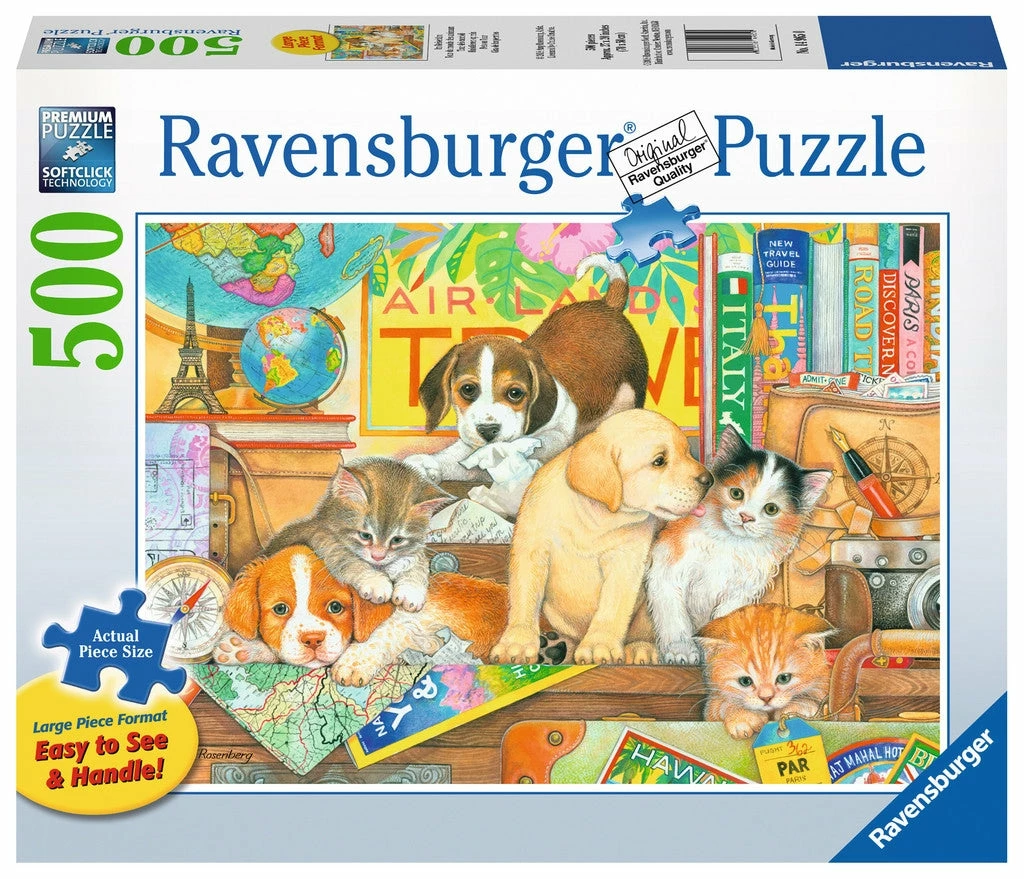 Ravensburger Pet On Tour Puzzle Large Format 500Pc 3 Ravensburger Pet On Tour Puzzle Large Format 500Pc