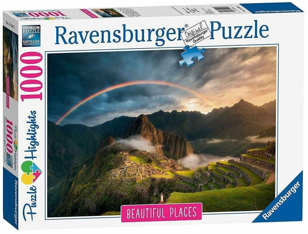 Ravensburger Rainbow Over Machu Picchu Peru 1000pc - NEW 2019 3 Ravensburger Rainbow Over Machu Picchu Peru 1000pc - NEW 2019