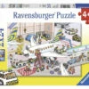 Ravensburger Around The Airplane Puzzle 2X24Pc 2 Ravensburger Around The Airplane Puzzle 2X24Pc -GAMES WORLD Sales ravensburger 09088 around the airplane 24 pieces puzzle