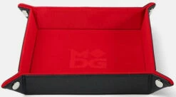 Red Velvet Folding Dice Tray - 10x10