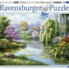 Ravensburger Romantic Pond View Puzzle 500pc 2 Ravensburger Romantic Pond View Puzzle 500pc -GAMES WORLD Sales romantic pond view puzzle 500pc