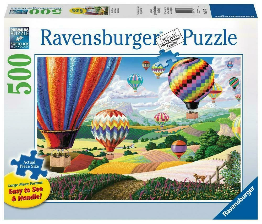 Ravensburger Brilliant Balloons Puzzle 500pcLF 3 Ravensburger Brilliant Balloons Puzzle 500pcLF