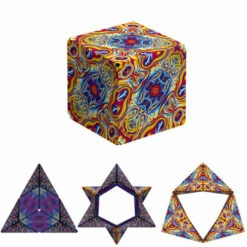 3D Changable Magnetic Magic Cube Asst