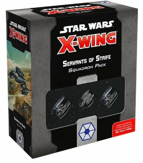 Servants Of Strife Squadron Pack - Star Wars X-wing 2e 3 Servants Of Strife Squadron Pack - Star Wars X-wing 2e