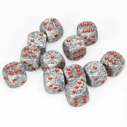 Chessex D6 Dice Speckled 12mm Granite
