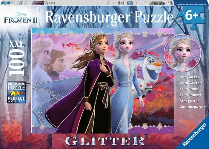 Ravensburger Frozen 2 Strong Sisters GLITTER 100pc 3 Ravensburger Frozen 2 Strong Sisters GLITTER 100pc