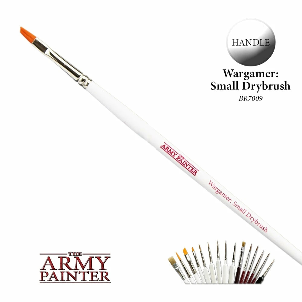 Wargamer Brush - Small Drybrush - Army Painter 3 Wargamer Brush - Small Drybrush - Army Painter
