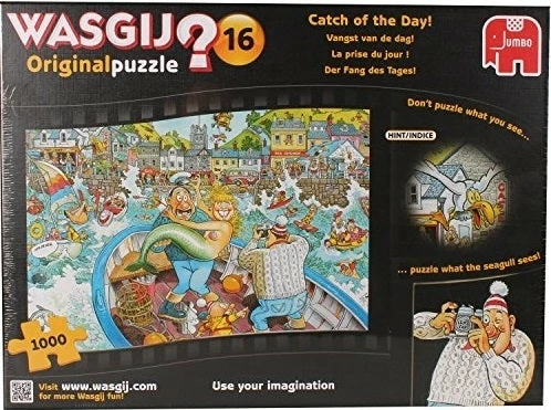 WASGIJ? ORIGINAL #16 Catch Of The Day 1000pc JUMBO 3 WASGIJ? ORIGINAL #16 Catch Of The Day 1000pc JUMBO