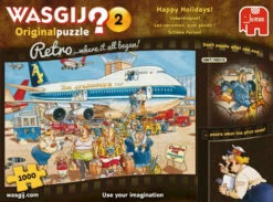 WASGIJ? Retro Original #2 - Happy Holidays 1000pc JUMBO