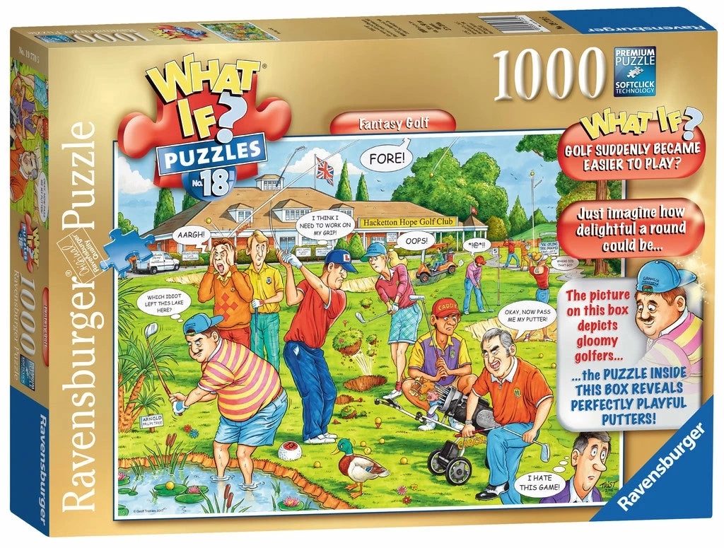 Ravensburger What If No 18 Golf Was Easy 1000pc - NEW 2019 3 Ravensburger What If No 18 Golf Was Easy 1000pc - NEW 2019